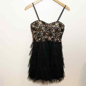 Size 7 Deb Strapless Lace Dress